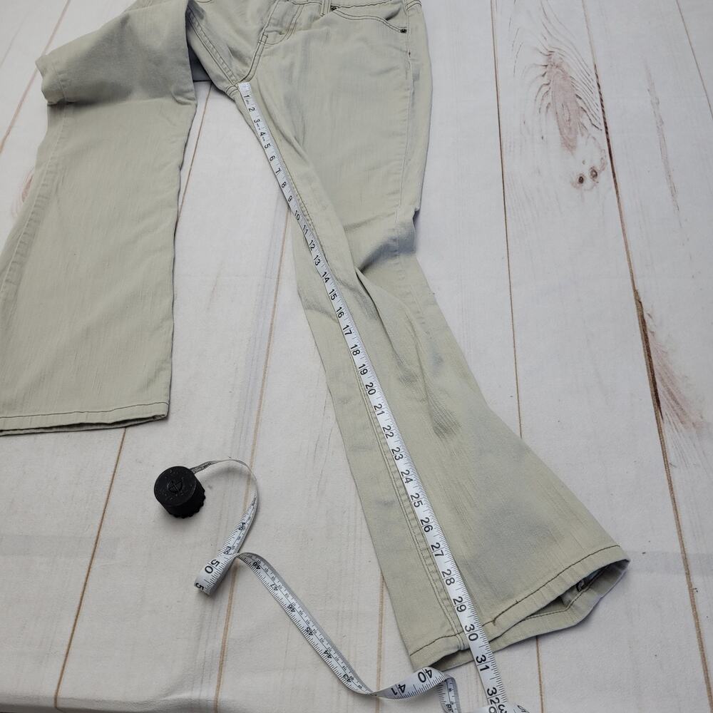 Vintage Levi's stretch bootcut jeans retro tan khaki 8 - Picture 8 of 8
